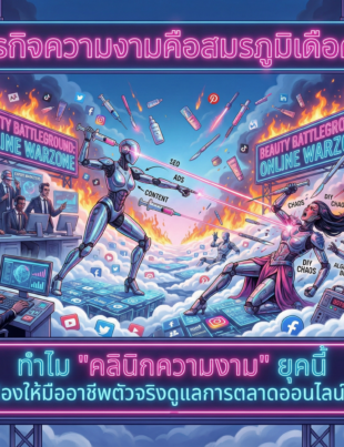 ธุรกิจความงามคือสมรภูมิเดือด! ทำไม คลินิกความงาม ยุคนี้ ต้องให้มืออาชีพตัวจริงดูแลการตลาดออนไลน์