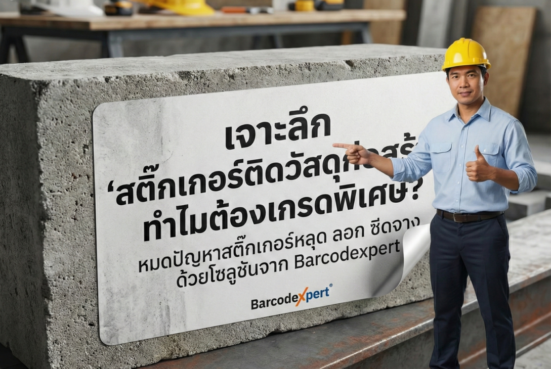 สติ๊กเกอร์ติดวัสดุก่อสร้าง