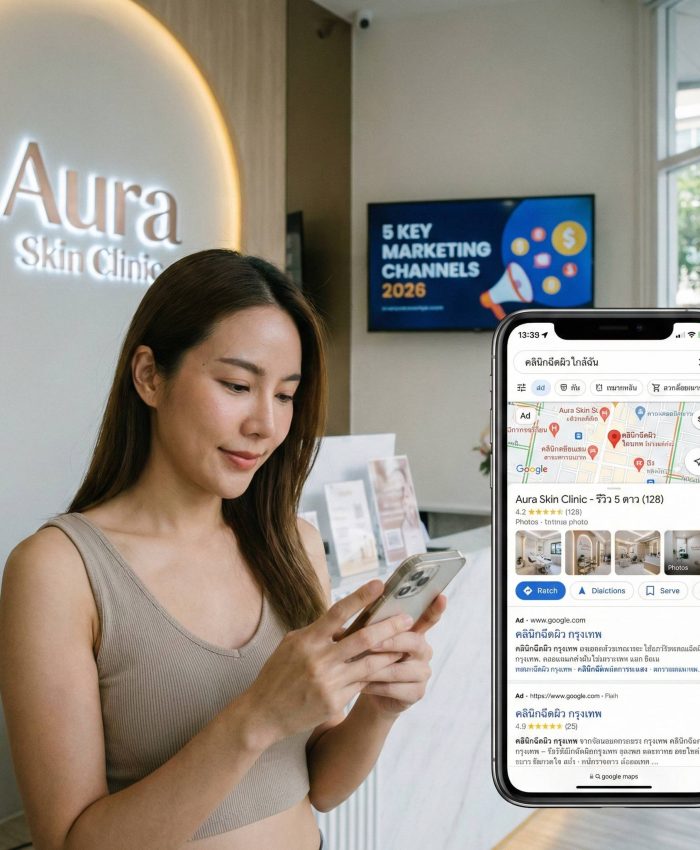 การตลาดออนไลน์คลินิกความงาม: พลิกธุรกิจให้โตกระโดด ด้วยกลยุทธ์ปี 2026 ที่วัดผลได้จริง